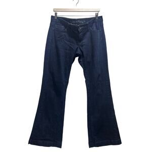 Penelope & Monica Cruz For MNG Women's Jeans 10x33 Flare Dark Wash Boho Hippie